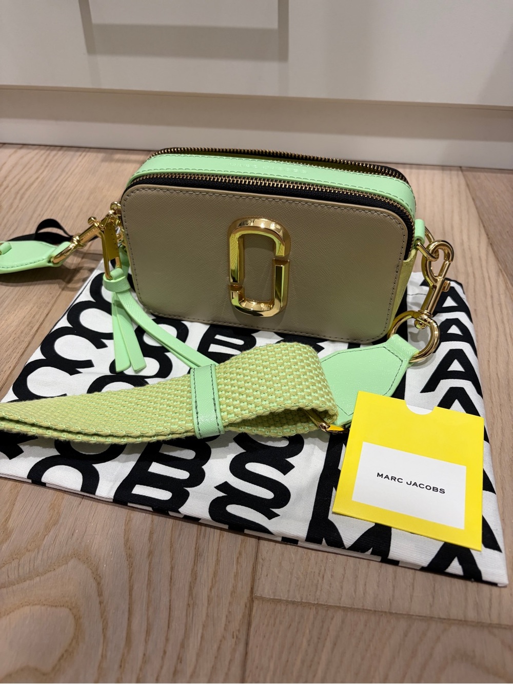 Marc Jacobs Snapshot Crossbody Bag in Kiwi Multi